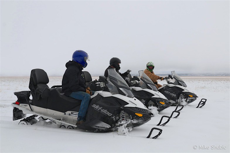 Snowmobiling at Mormon Lake Lodge is one of the top-10 winter activities in Flagstaff, AZ. Photo by: MikesRoadTrip.com