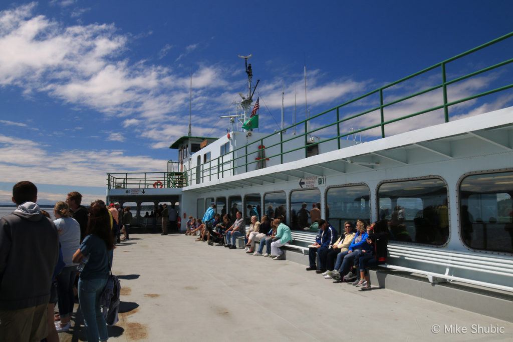 Washington State Ferry to San Juan Islands photo by MikesRoadTrip.com