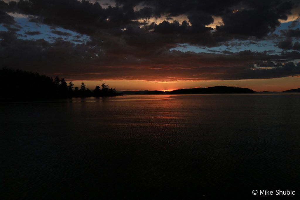 Orcas Island sunset cruise by MikesRoadTrip.com