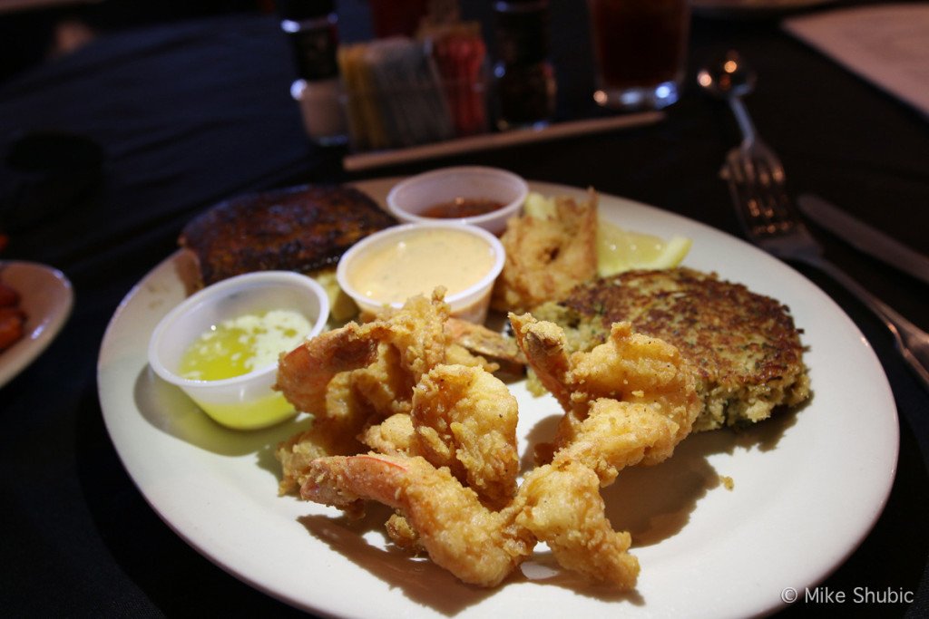 Seafood trio at Rusty