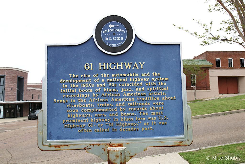 Highway 61 Blues Marker by MikesRoadTrip.com