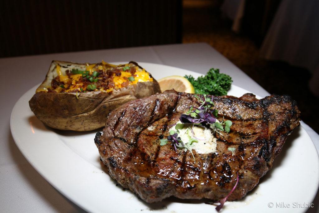 Steak at Bourbon’s in Vicksburg