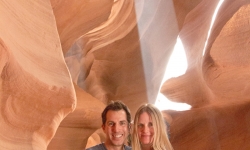 Terri and Mike at Antelope Canyon