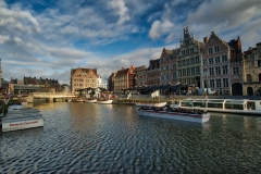 Ghent-canal-with-sun