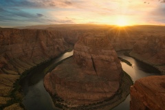 Horseshoe-Bend-and-sunset-by-Mike-Shubic