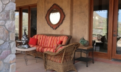 Patio area at Blue Agave B&B