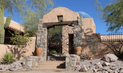 Entrance at Blue Agave B&B