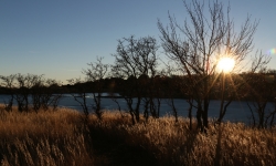 Sunset at Blue Lake Ranch bed and breakfast