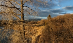 Blue Lake Ranch at dusk