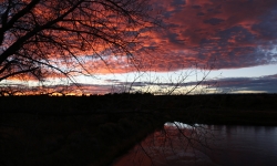 Blue Lake Ranch sunset