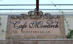 Cafe Monarch sign