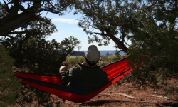 Hangin' in a hammock at Canyonlands