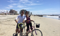 Mike and Susanne on Coronado Beach