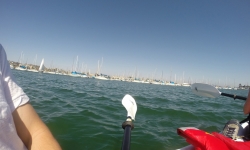 Water view from kayaking Coronado