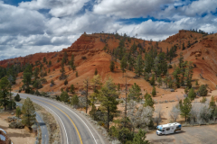 Cruise-America-RV-at-Red-Canyon-in-Utah