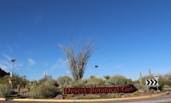Desert Botantical Garden entrance sign Desert Botantical Garden entrance sign