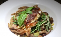 Dominique's on Magazine softshell crab dish Dominique's on Magazine softshell crab dish