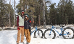 Fat tire biking in Flagstaff