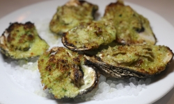 Oysters on the half shell at LUKE