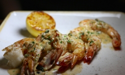 Talavera Mexican prawns