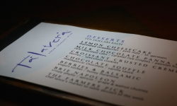 Talavera dessert menu