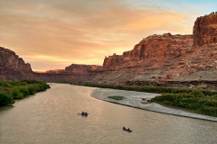 Canoeing-at-Sunset