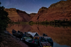 Canoes-under-stars