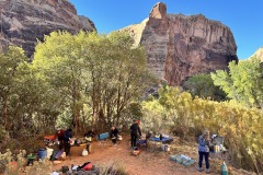 Kitchen area at Three Canyons