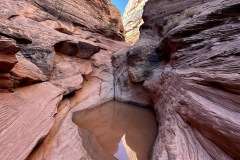 Pool of water in Canyon 3