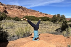 Yoga on the rocks