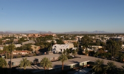 View of Scottsdale from Hotel Valley Ho