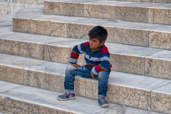 Indian Kid on steps copy