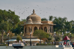 Water palace close up with copy