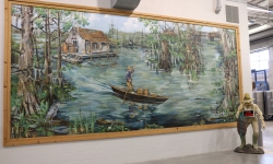 Bayou Rum mural