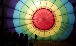 interior view of balloon