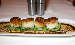 Scallops at Ember Restaurant inside L’auberge Lake Charles