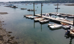 Dingy boats in Bass Harbor