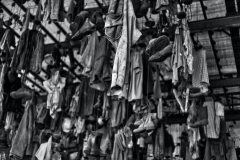 BW-clothes-hanging-from-old-mine-in-Ostrava