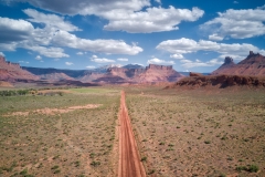 Dramatic-road-in-moab-aerial