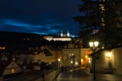 Lonely-street-in-Prague-at-Blue-Hour-