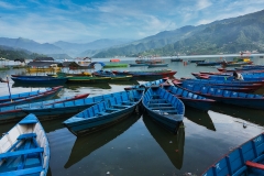 Pokara-with-blue-boats