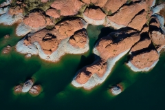 Sand-Hollow-outcroping-aerial-