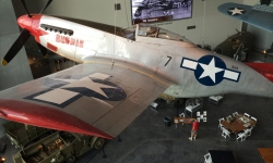 Aviation Exhibit at World War 2 Museum in New Orleans