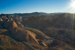 Sunrise-at-Valley-of-Fire-aerial-by-Mike-Shubic