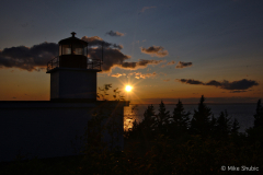 Sunset lighthouse on Grand copy