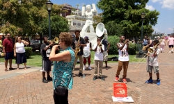 Kid's Jazz band in New Orleans