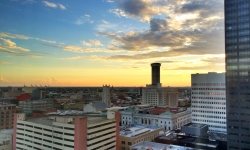 New Orleans Sunrise Skyline New Orleans Sunrise Skyline