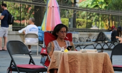 Woman Smoker in New Orleans