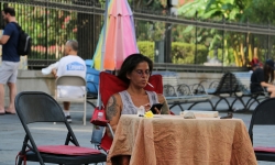 Woman Smoker in New Orleans Woman Smoker in New Orleans
