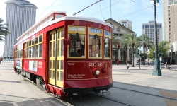 Trolley in New Orleans Trolley in New Orleans
